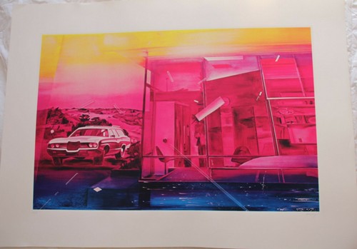 Jacques monory sérigraphie - jacques,
