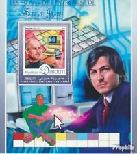 djibouti bloc-feuillet 300 neuf 2016 Steve Jobs