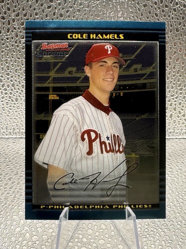 Cole hamels 2002 bowman chrome - cole,