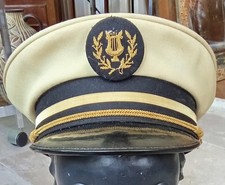 Ancienne Casquette D Harmonie De Musique Chapeau Militaire Commandant Militaria 