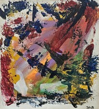 Peinture à l'huile abstraite