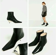 ZARA LAMINATED LEATHER HIGH