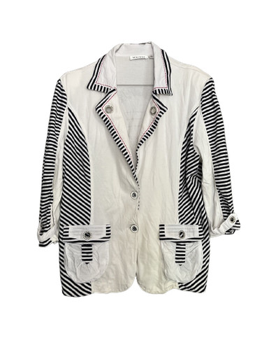 Veste marin strass avec