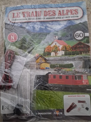 Train des alpes - alpes, n°60