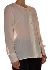 blouse blanche manches longues taille 42 - très bon état
