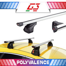 Alu Blanc Barres de toit pour