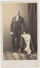 CDV circa 1860. Portrait d'un