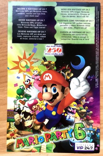 Mario party carte vip non - mario, 6
