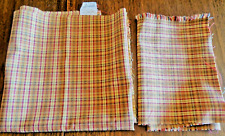 CASAL ,vintage ,2 coupons de tissus - 95 cm x 48 cm et 65 cm x 23 cm
