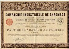 AH5  -  CIE INDUSTRIELLE DE CHROMAGE