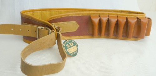 Cartouchière cuir vintage - en,