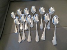 Christofle 12 cuillères à glace en métal argenté