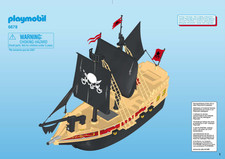PLAYMOBIL 6678 Bateau Fantome Pirate 5135 3750 4290 3550 6678 3860  Accessoires