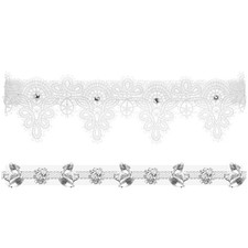  2pcs mariée jarretière de