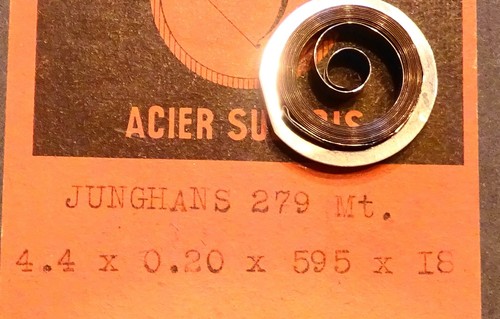 Ressort reveil junghans 279 - ressort,