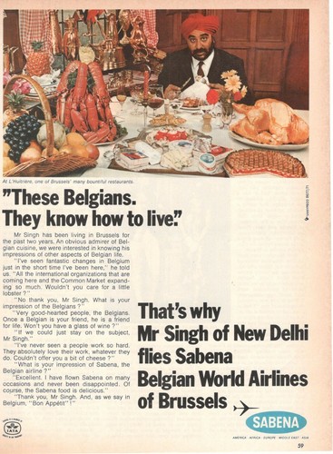 Sabena airlines belgique - sabena,