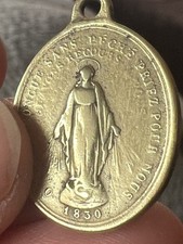 Médaille Miraculeuse Vachette Laiton