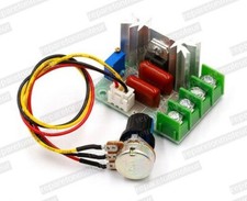 Variateur de vitesse moteur Dimmer AC 220 V 2000 W Regulateur Tension Voltage FR