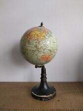 Ancien Globe Terrestre Mappemonde Maison FOREST Paris - Pied en Bois - Vintage