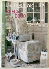 De fil en aiguille N°60 point croix Spécial Déco Atelier de Brodeuse