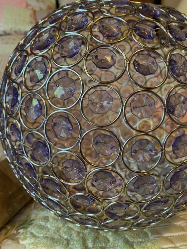 Suspension boule bleu - suspension,