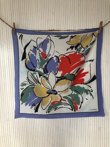 Foulard carré vintage pierre - foulard,