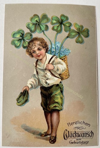 Postcard old postcard motif