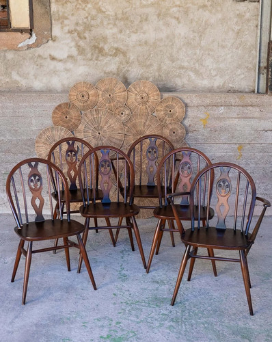 Claude lot 6 chaises et - lot,