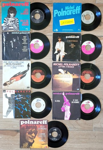Michel polnareff lot de 9 - de,