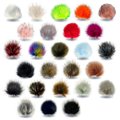 Pompon fausse fourrure ø - pompon,