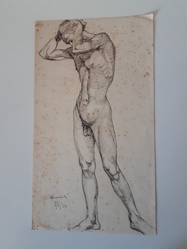 Dessin ancien homme - dessin,