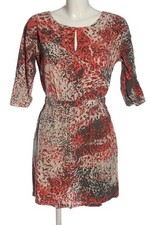 MANGO Robe à manches longues Dames Robe T EU 36 rouge-blanc cassé-gris clair