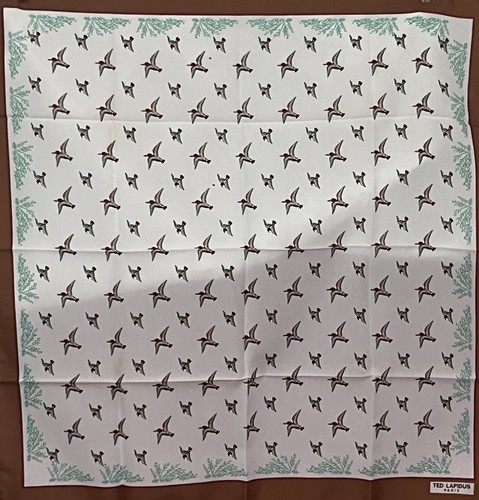 Carré foulard vintage - , ted