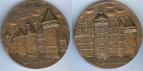 Médaille table château - médaille,