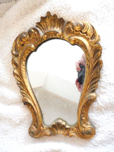 Miroir doré - à, l'