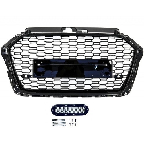 Calandre noir brillant look - calandre,