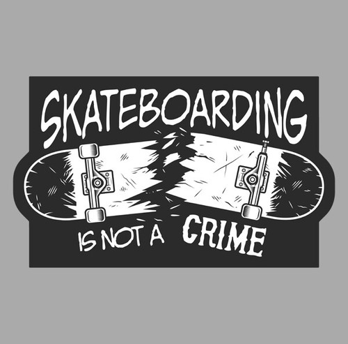 Skateboarding not crime - is,