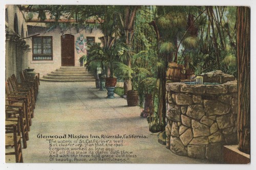 Vtg 1908 unp postcard porch - 1908,