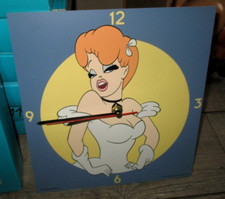 Démons & Merveilles & Tex Avery - Horloge  la belle Pin Up-Coffre d origine-1995