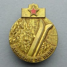 Broche, Insigne. Académie de