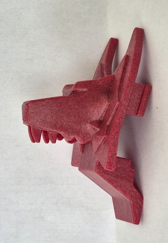 Tete dragon rouge 5 - rouge, cm