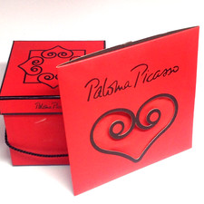 Coffret miniature Paloma Picasso Corazon miniature rouge à lèvre et pochette