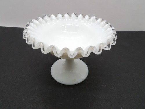 Vintage fenton silver crest - silver,