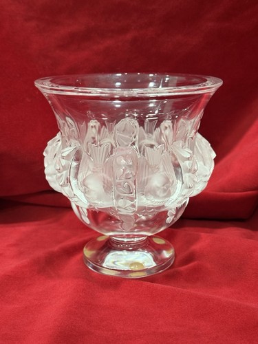 Lalique vase cristal aux - vase, en