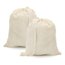 25 Pièces Sacs en Mousseline de Coton Sachets Filtre à Thé Réutilisables Sacs...
