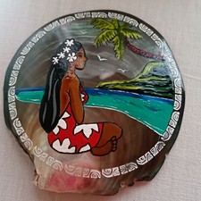 Nacre de Tahiti peinte à la