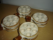 lot plat escargots caquelon 