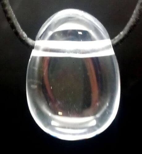 Pendentif cristal roche - pendentif, de