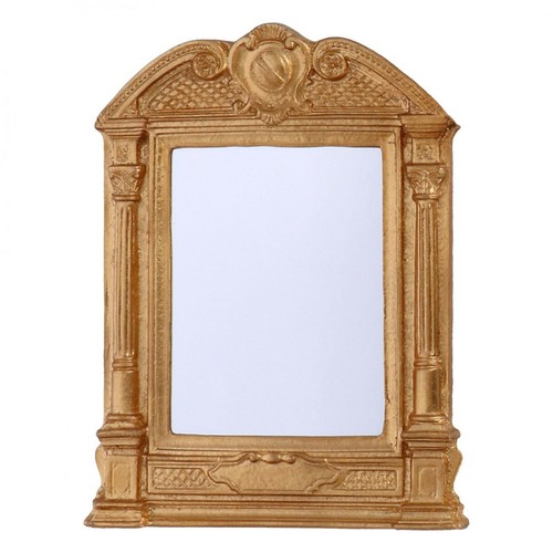 Miroir mural bois feuille - miroir,