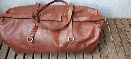 Sac voyage cuir - voyage, vintage